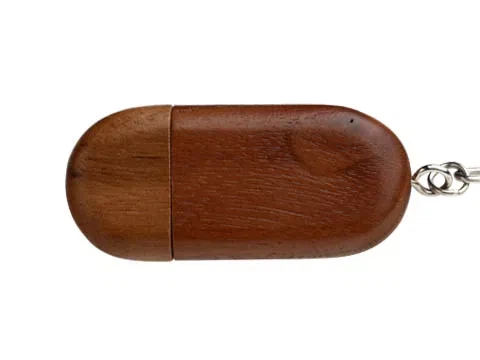 Hout USB 64G Met Sleutelhanger